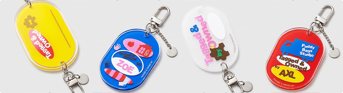 Acrylic keychain sample